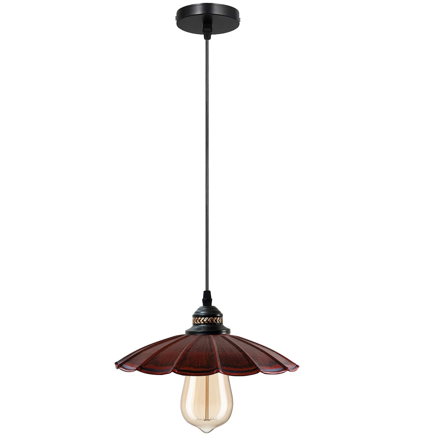 Umbrella Shape Metal Shade Pendant Lighting ~1291-12