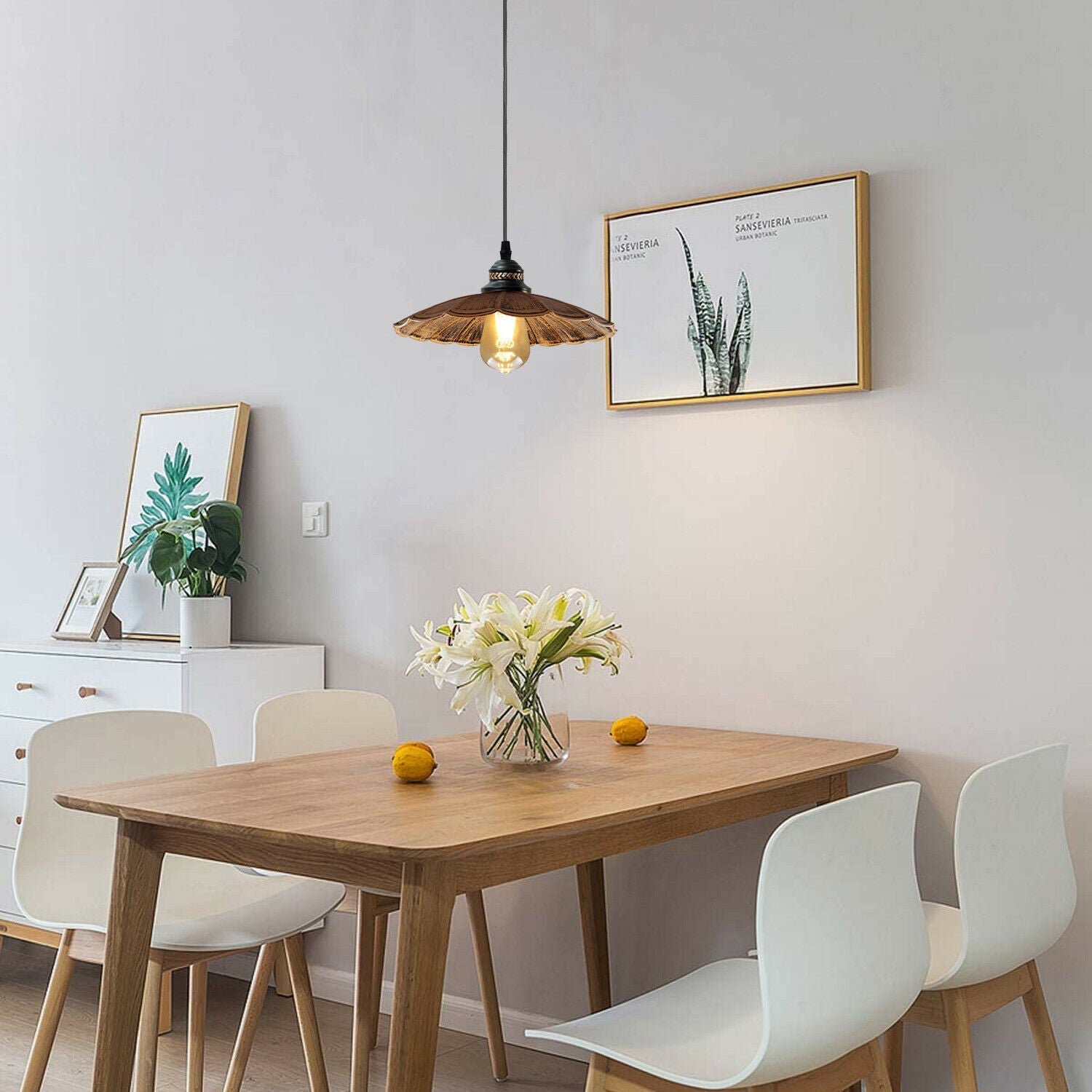 Umbrella Shape Metal Shade Pendant Lighting ~1291-2