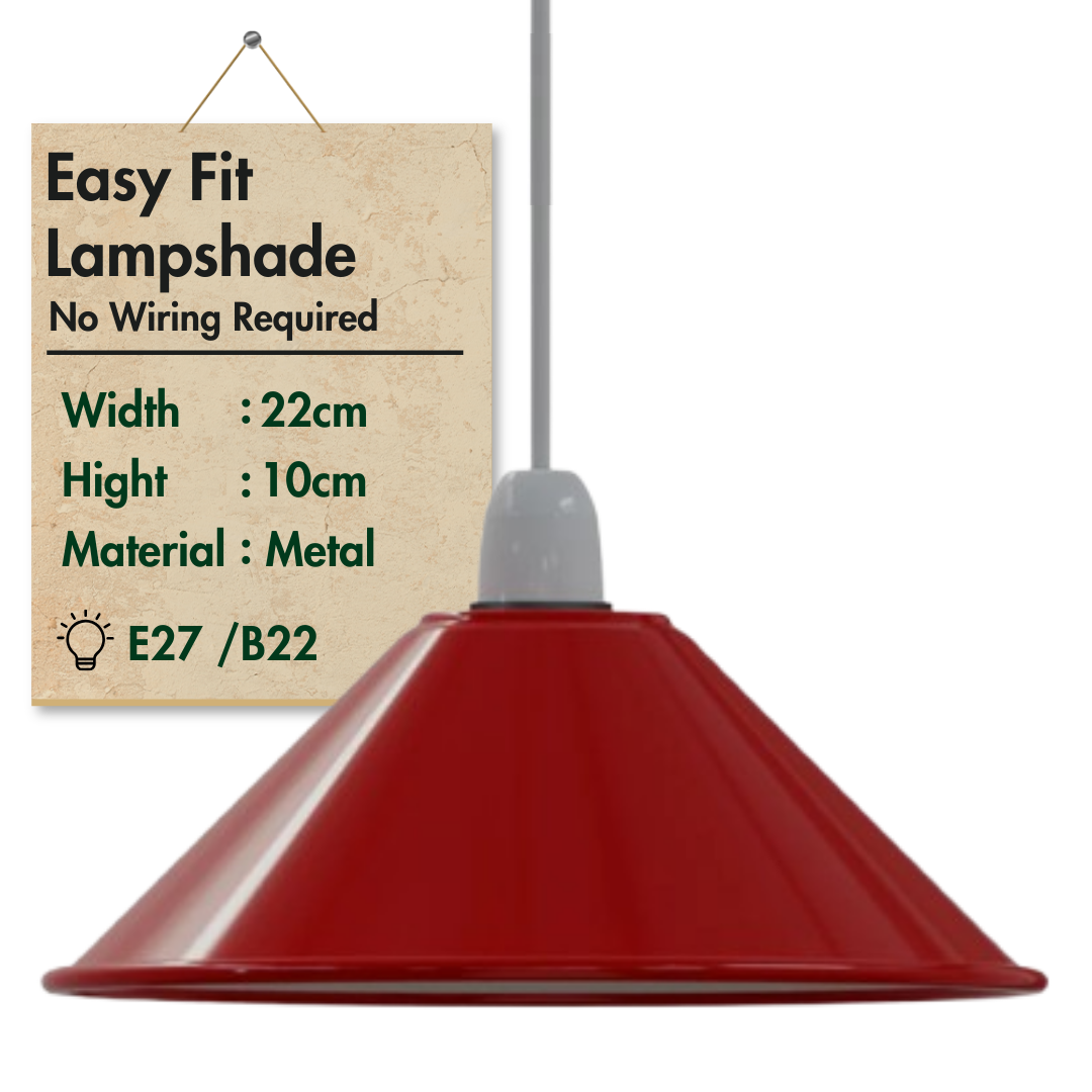 LEDSone industrial Vintage Metal Cone shaped Pendant light Lamp Shade~1449-13