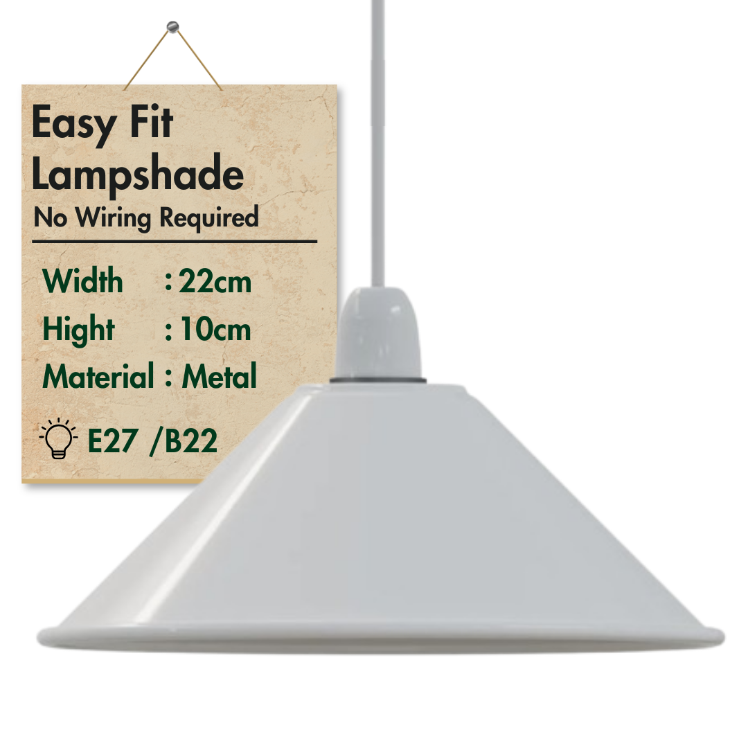 LEDSone industrial Vintage Metal Cone shaped Pendant light Lamp Shade~1449-7