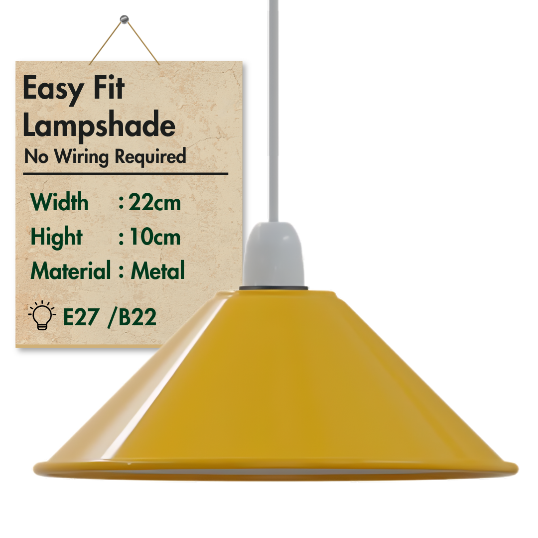 LEDSone industrial Vintage Metal Cone shaped Pendant light Lamp Shade~1449-15
