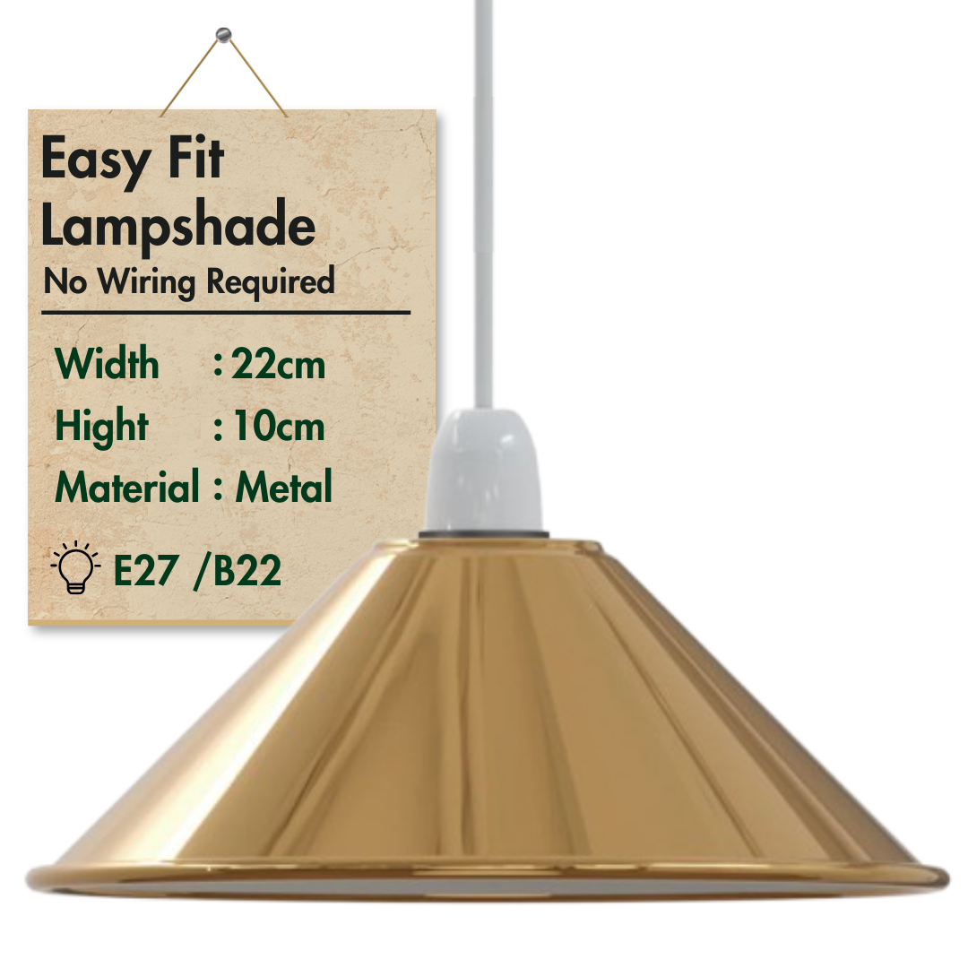LEDSone industrial Vintage Metal Cone shaped Pendant light Lamp Shade~1449-6