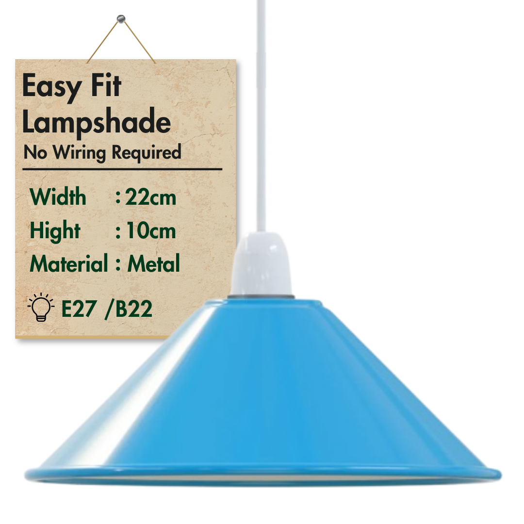 LEDSone industrial Vintage Metal Cone shaped Pendant light Lamp Shade~1449-16