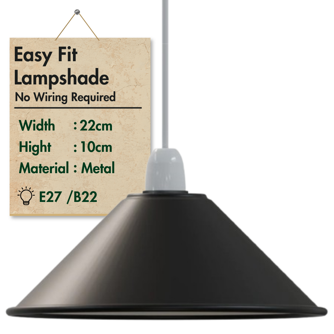 LEDSone industrial Vintage Metal Cone shaped Pendant light Lamp Shade~1449-14