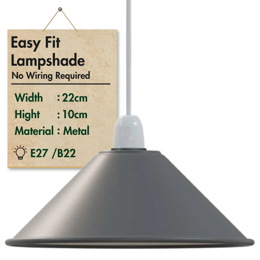 LEDSone industrial Vintage Metal Cone shaped Pendant light Lamp Shade~1449-19