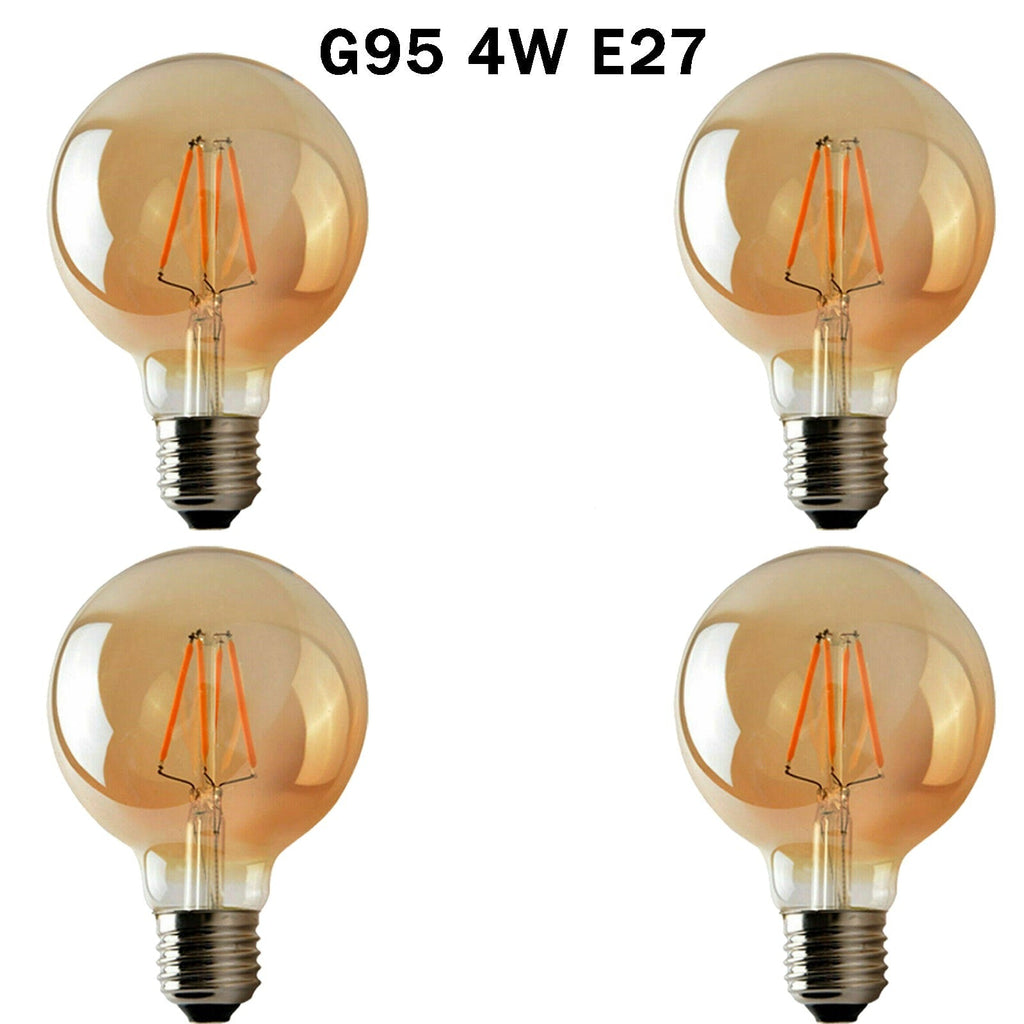 Industrial Light Bulb G95 Edison E27 4W Filament Warm White 2700K~2272-0